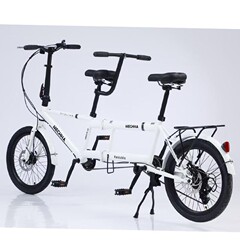 二人三人自転車親子自転車カップル二人乗り20インチ折り畳み変速観光地区観光車メーカー