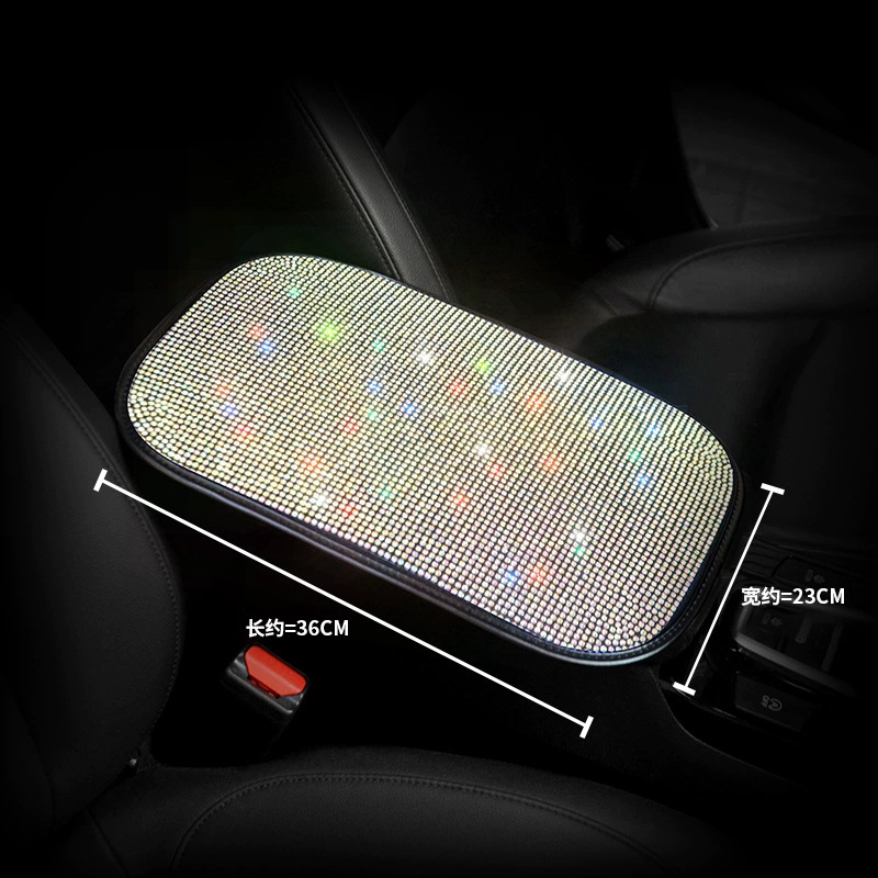 Venta al por mayor de diamante-caja de apoyabrazos del coche integrado pad universal interior caja de apoyabrazos central almohadilla protectora cubierta de los apoyabrazos engrosada almohadilla protectora