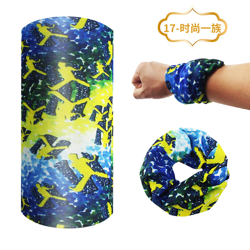 Bicicleta, pañuelo en la cabeza, deportes al aire libre de verano, máscara anti-polvo, pañuelo mágico, bufanda para hombre, cubierta para la cabeza anti-sol, pañuelo facial