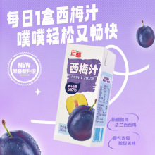 汇源100%西梅汁200ml*12盒饮料整箱新疆西梅纯果汁饮品官方旗舰店