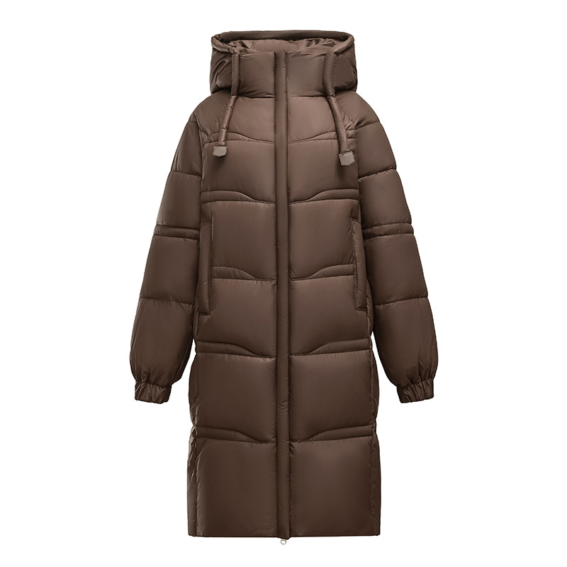 2025 invierno transfronterizo caño invierno ropa de algodón de plumón de invierno de mujeres encapuchado grueso chaqueta de invierno caliente