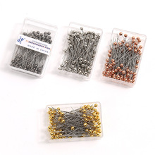 金属色珠光针手工diy工具配件制衣服装定位针珠光针固定针大头针
