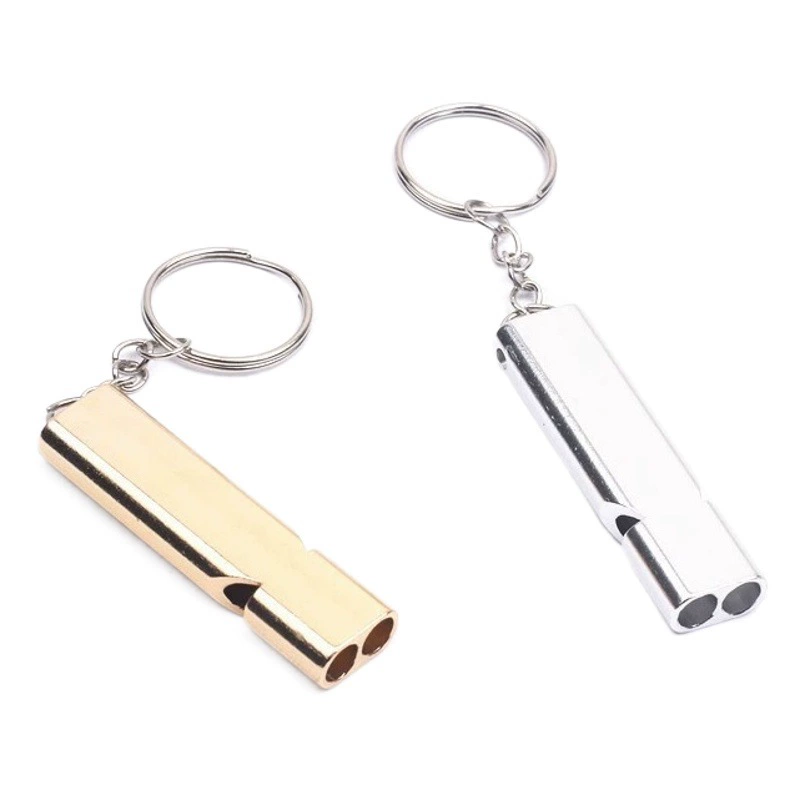 Трансграничный двухчастотный свисток для выживания на открытом воздухе Оборудование для двухтрубного свистка Инструменты EDC Высокочастотный свисток на открытом воздухе