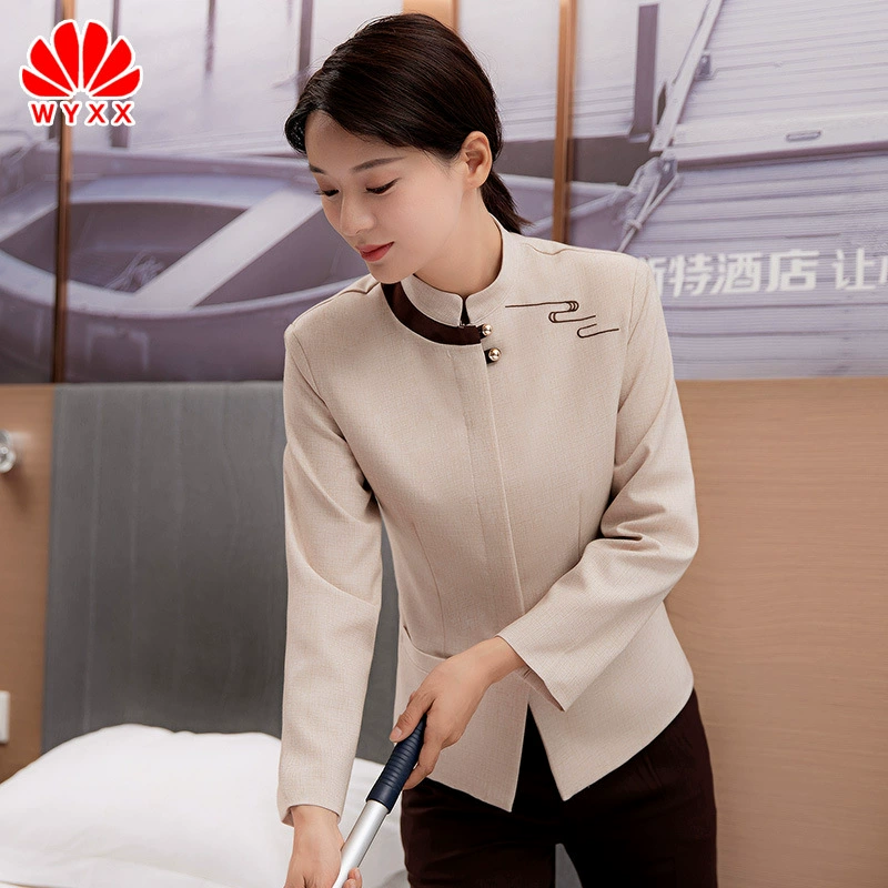 Проживание в семье отель гостевой номер уборка отеля рабочая одежда с длинными рукавами Жилая недвижимость пол уборка одежда осень и зима