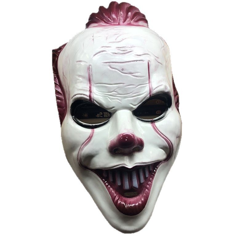 Máscara de Halloween Horror Máscara de cara completa Clown Revival Noche Mascaradas Casa embrujada Guión Matar Cos Propos