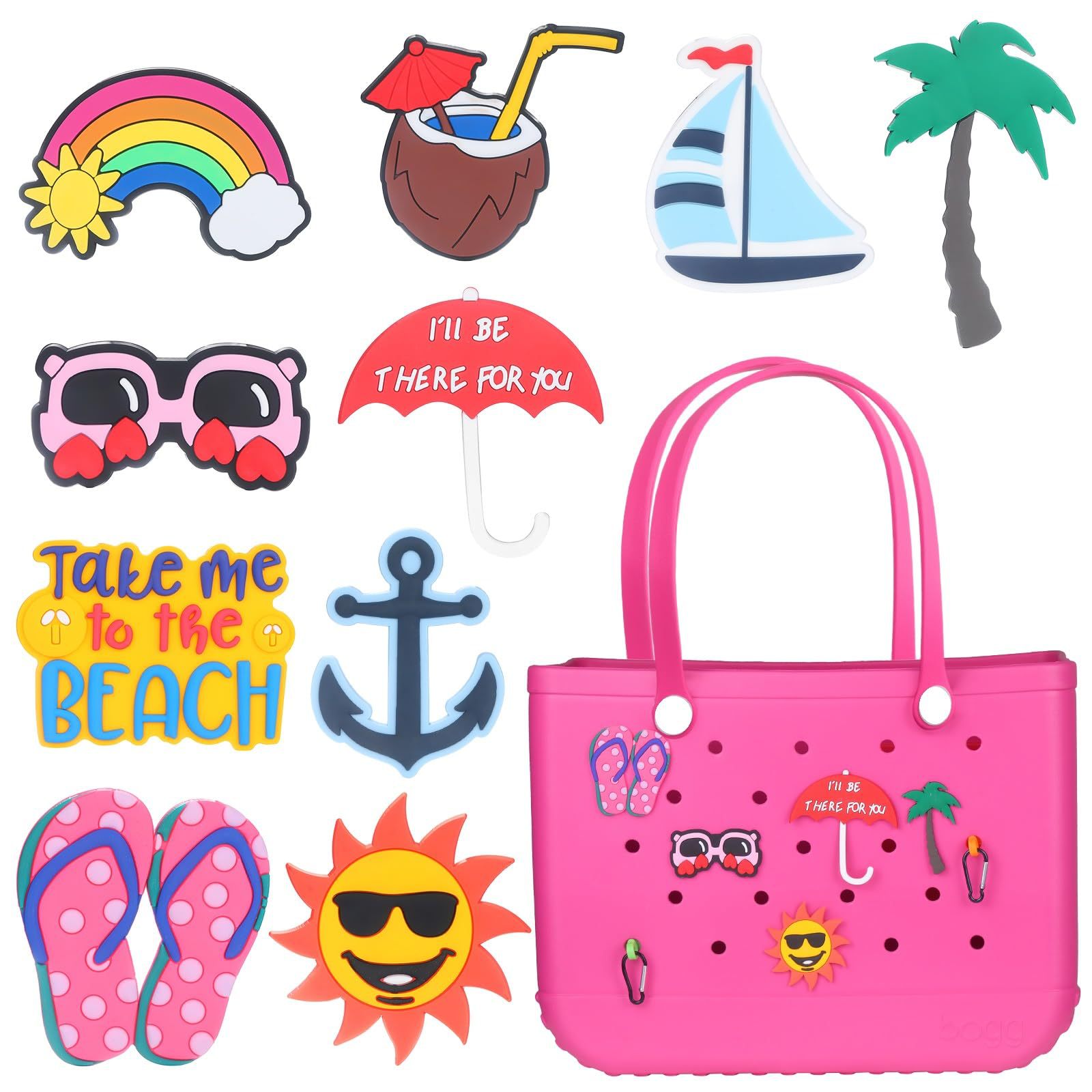 37g Weight Bag buckle Bag Accessories Type 1 Set PVC Cartoon Bag Buckle