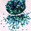 Nail sequins PVC, 2mm, 3mm, 4mm, with embroidery