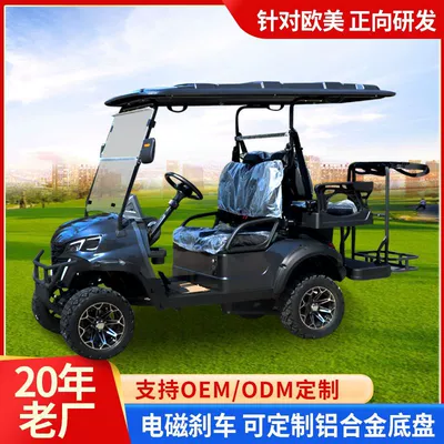 4-Seater Electric Four-Wheel Golf Elektrikli qolf avtomobilləri