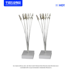 Eight-Head Note Clip Stand Photo Clip Multi-Purpose Tail Message Clip Desktop Label Business Card Holder Manufacturer Wholesale