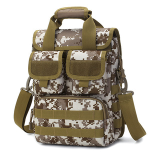 External Tactical Handbag A4 School Bag Military Camouflage Crossbody Bag Men's Tool Bag