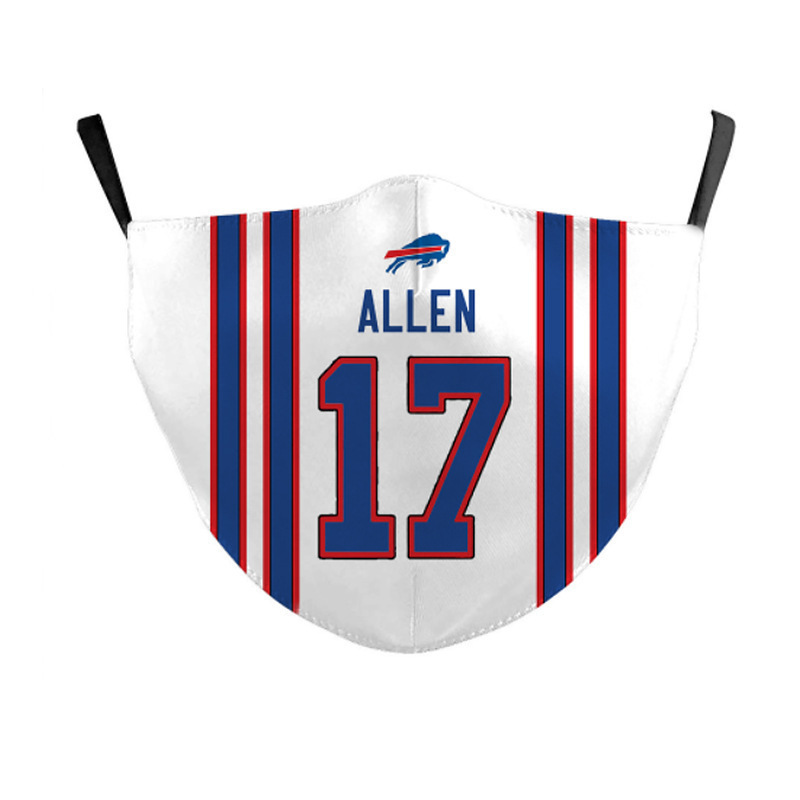 Máscara antipolvo de fútbol de la NFL impresa en 3D Baloncesto de la NBA Lakers Fire Brave Nuggets Impresión Máscara protectora 3D Fija Z