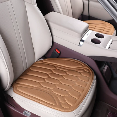 Seasons, Non-Slip, Breathable, Cooling and Heat-Insulating — Seat cushion, seat cover - khaki-single-seat