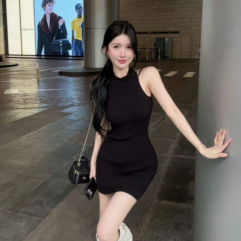 18Yx3808 European and American 2026 Cross-Border Foreign Trade Wholesale Sexy Curve-Hugging Sleeveless Bodycon Dress