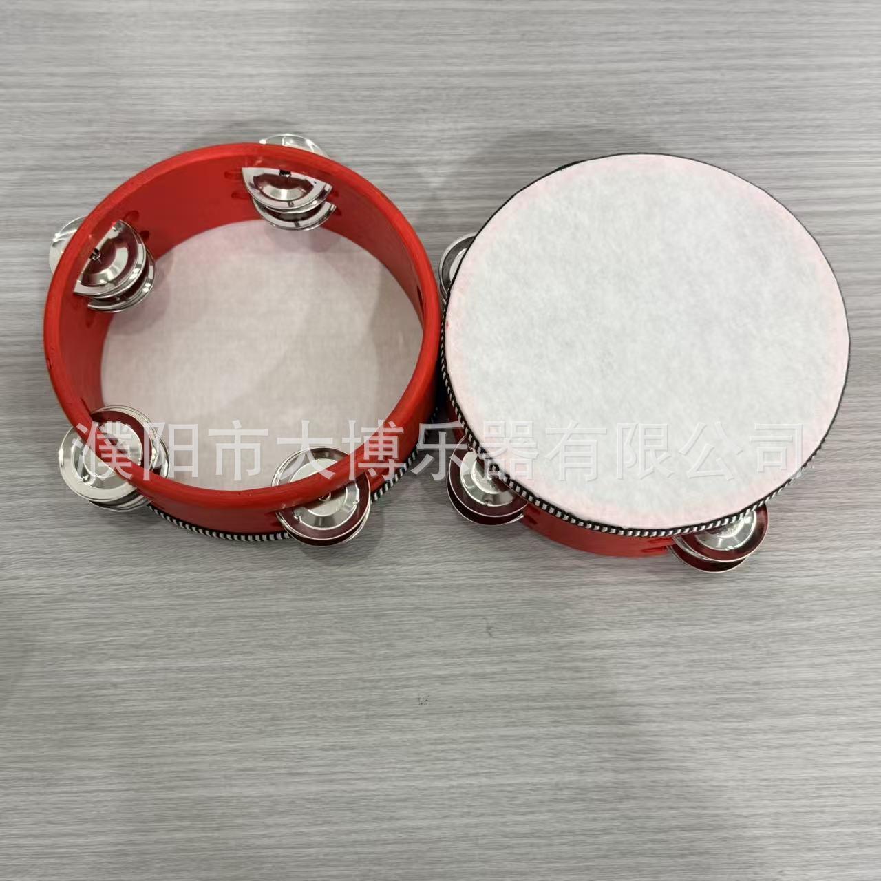 Instrumento de percusión Orff pandereta de doble fila 4 pulgadas 6 pulgadas 7 pulgadas 8 pulgadas 10 pulgadas tambor de mano tambor súper fuerte image 22