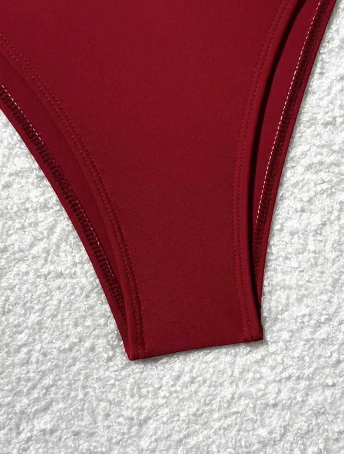 Sexy Cutout One-piece Swimsuit For Women Solid Colour Monokini_voghion.com