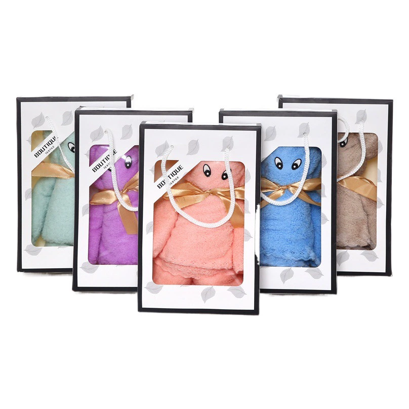 Полотенце фабрика оптом коралловый флис подарок медведь большая сумка свадебное полотенце праздник день рождения Свадебная церемония с ручным подарком