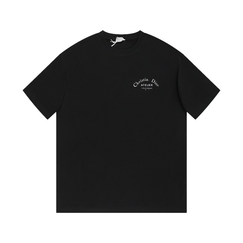 D's 夏春 Tシャツ トレンド 万能 半袖 プリント レタード コットン ゆったり ラウンドネック 絶妙な Tシャツ|undefined