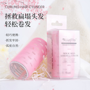 Hot Selling Oval Self-Adhesive Aluminum Heart Curling Iron for Curling Hair and Lengthening Hair Curling Iron with Velcro on Top of Head Hair Curling Iron Manufacturer