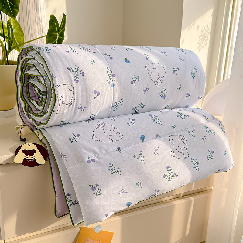 A类母婴级夏凉被大豆纤维夏被可机洗夏季宿舍单人空调薄被子礼品