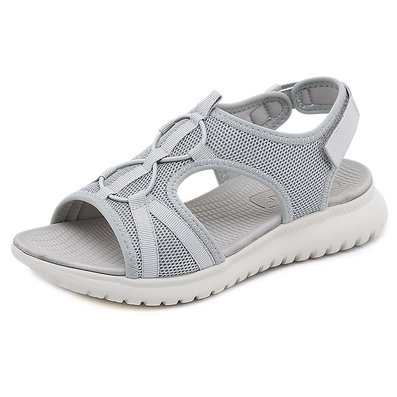 Stock H1109 - A8 Europa y los Estados Unidos 2025 nuevo deporte MD sandalinas casuales de mujer de color sólido cómodas sandalias grandes al por mayor