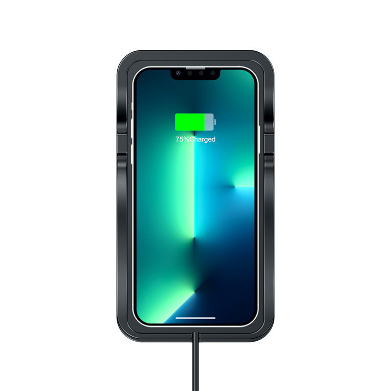 The new 15W wireless charging base is suitable for Apple Android mobile phone wireless fast charging base car silicone pad
