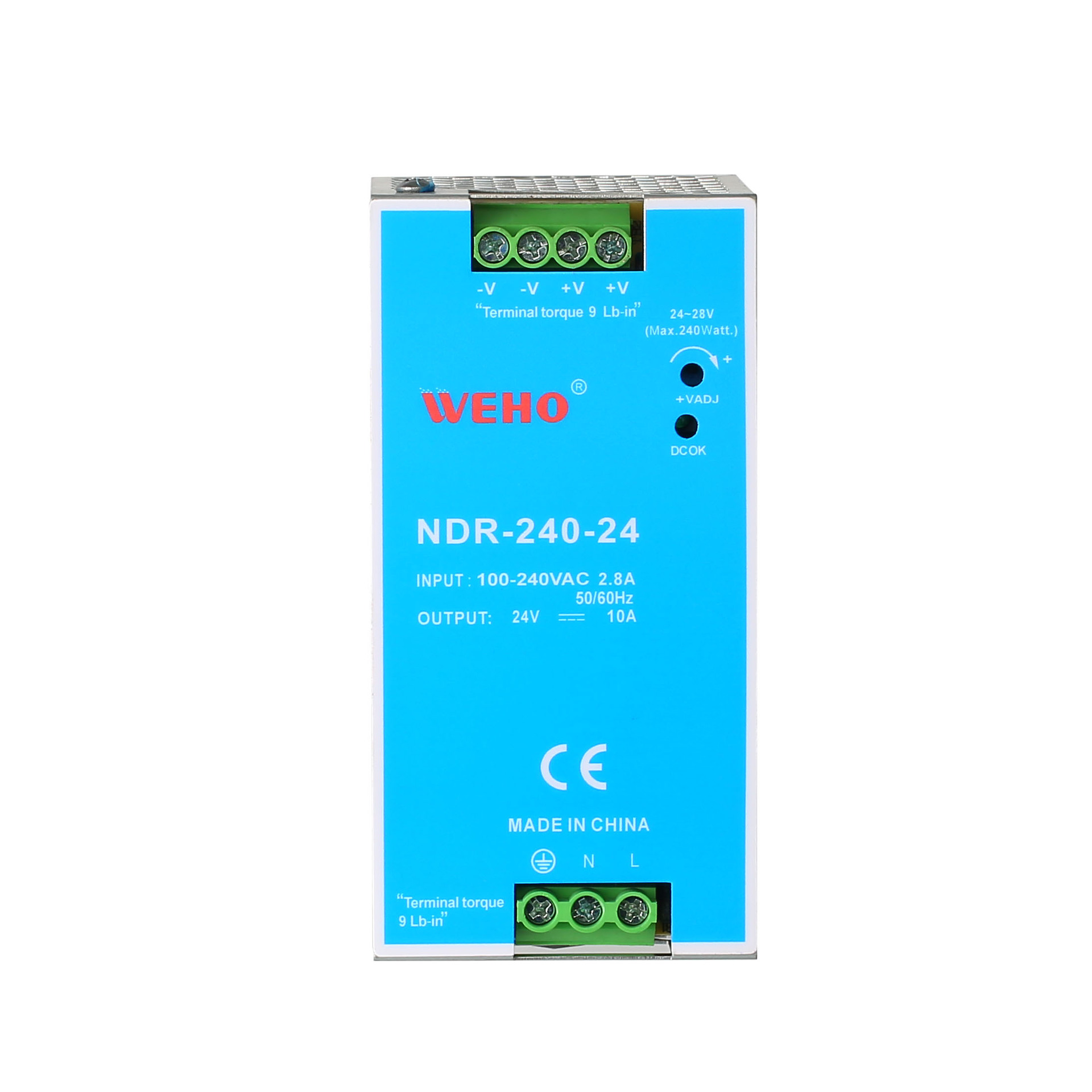 ΰ������ֱ��NDR-240W 24V 48V�������쿪�ص�Դ���й�����ѹ���