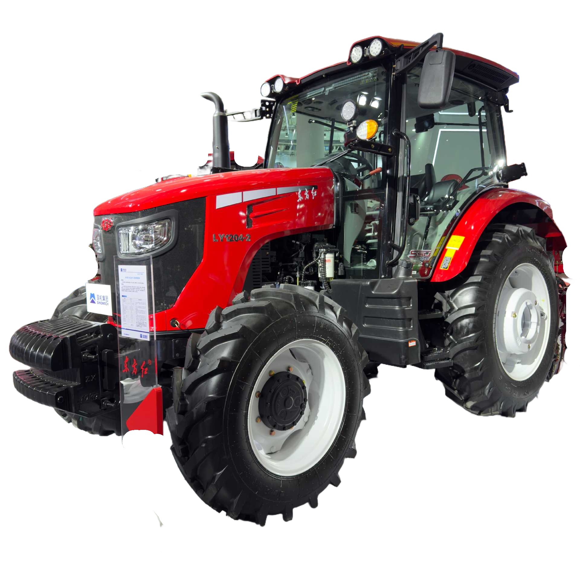 Dongfanghong LY1204 tractor de tracción en cuatro ruedas diesel gran máquina agrícola rotativa multifunción