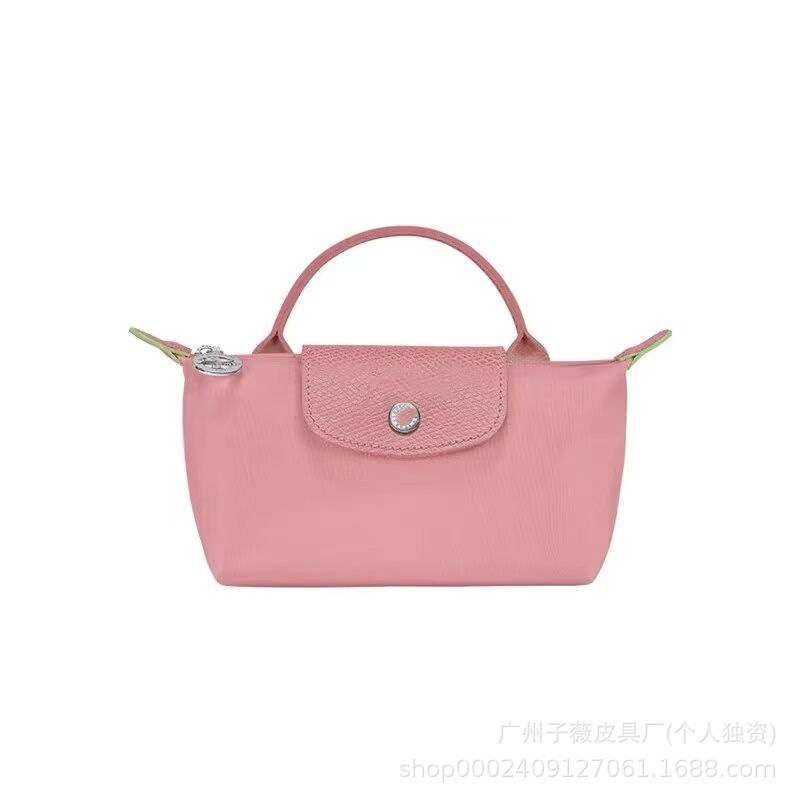 天井バージョン Longxiang ミニ団子バッグ女性のショートハンドルハンドバッグショルダーバッグクロスボディバッグ団子バッグミニナイロンバッグ|undefined