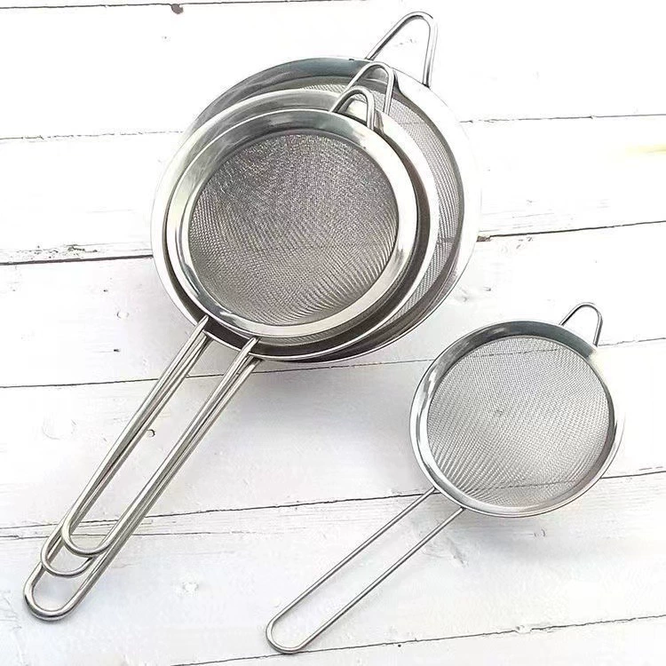 Скиммер из нержавеющей стали с крупным фильтрующим сетчатым элементом для процеживания соевого молока, защита от брызг масла, маслоотделитель, ложка для удаления пены, мелкоячеистый масляный фильтр.