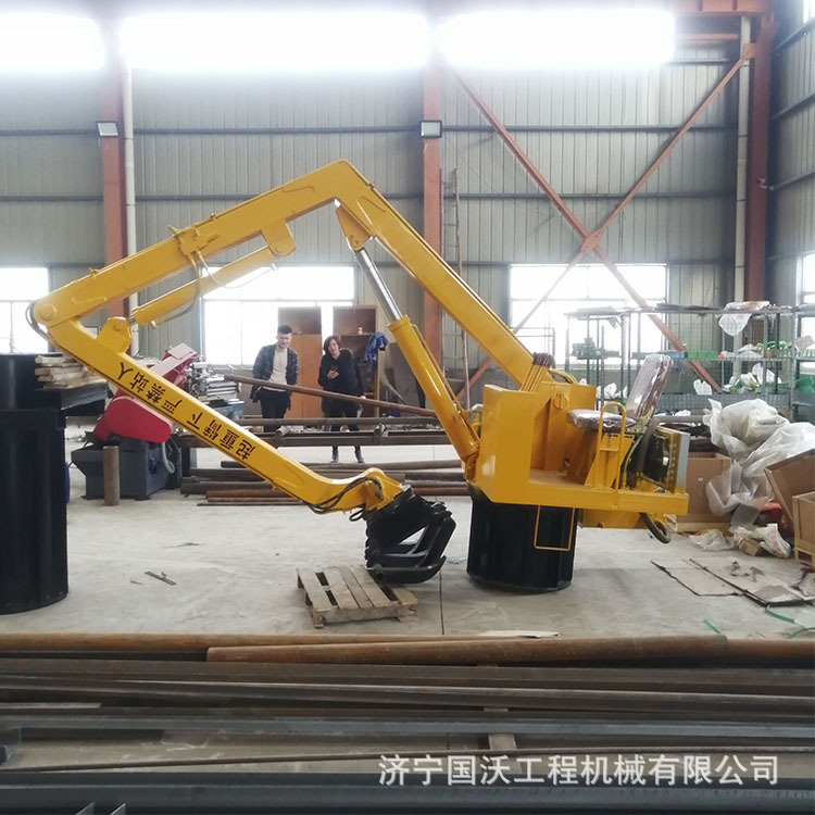 厂家废铁厂抓钢机  自制履带抓木机 液压抓机报价