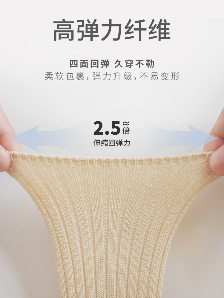 Calcetines de bebé recién nacidos Otoño e Invierno nuevos calcetines de algodón Linda muñeca de dibujos animados calcetines de bebé niños y niñas calcetines de media pantorrilla