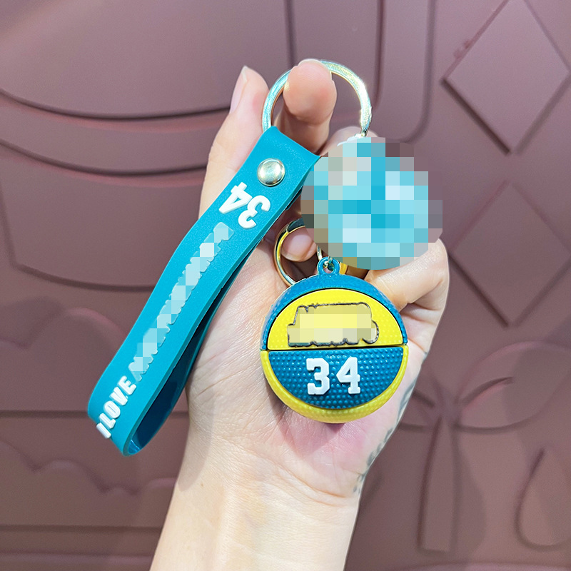 Estrella Baloncesto llavero Kobe Curry James Owen mochila estudiante colgante recuerdo moda pequeño regalo