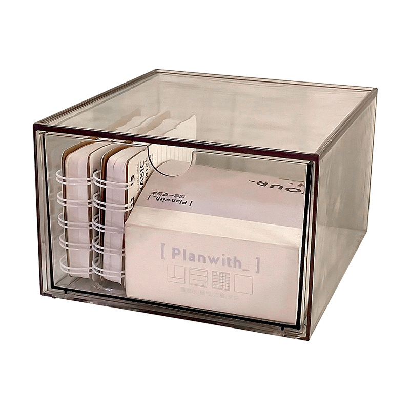 Caja de almacenamiento de cosméticos mesa de tocador máscara de cuidado de la piel lavado y acabado cesta de almacenamiento caja acrílica transparente