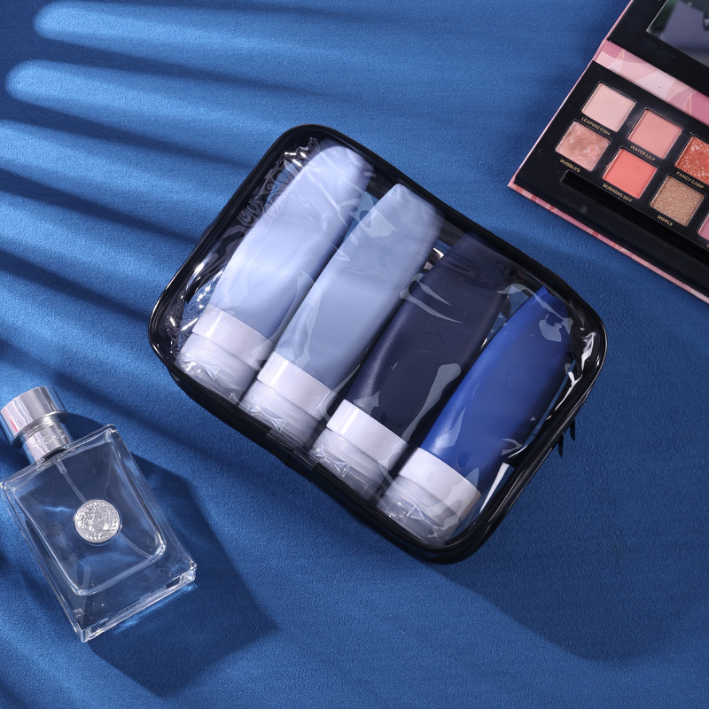 Viajes botellas de productos para el cuidado de la piel, champú de baño, botellas vacías, botellas de embalaje de loción portátiles