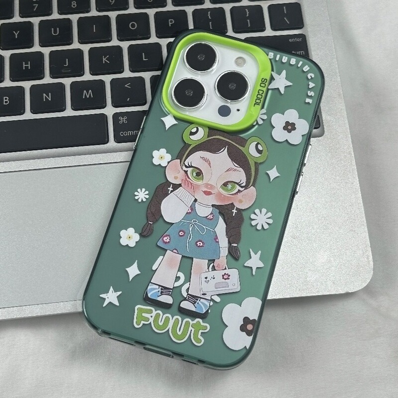 Fashion cartoon girl for apple 15 phone case high sense iPhone14/13promax trend protection x Fashion cartoon girl for apple 15 phone case high sense iPhone14/13promax trend protection x