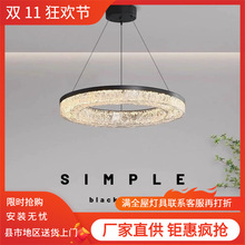 意式极简餐厅吊灯现代简约吧台创意全铜餐桌设计师高端一字长条灯
