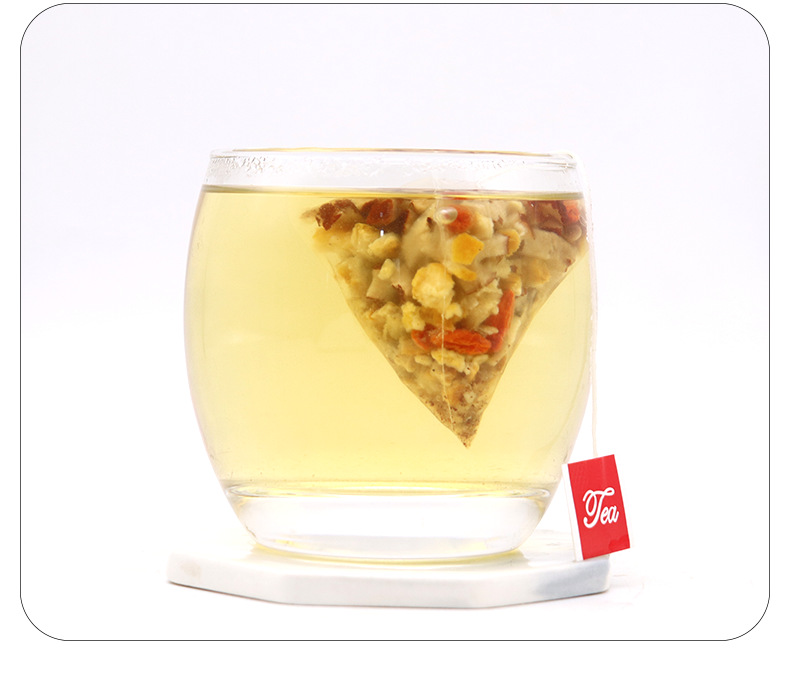 Ginseng Astragalus Longan Red Date Goji Tea Bags 20 Pyramid Sachets Daily Wellness Brew preparation