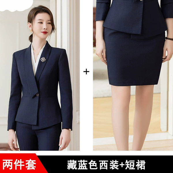 Classic suit jacket, skirt
