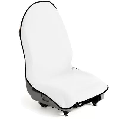sports cars, skin-friendly, quick-drying, and ideal – Universal seat cover - white-single-front-row-seat-cover-