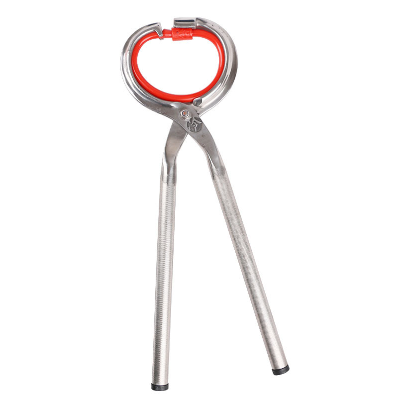 Mango largo alicates de Nariz de ganado espesado veterinario mango largo alicates de Nariz de ganado estabilizador de ganado vinculante tracción de inyección de clip de Nariz de ganado