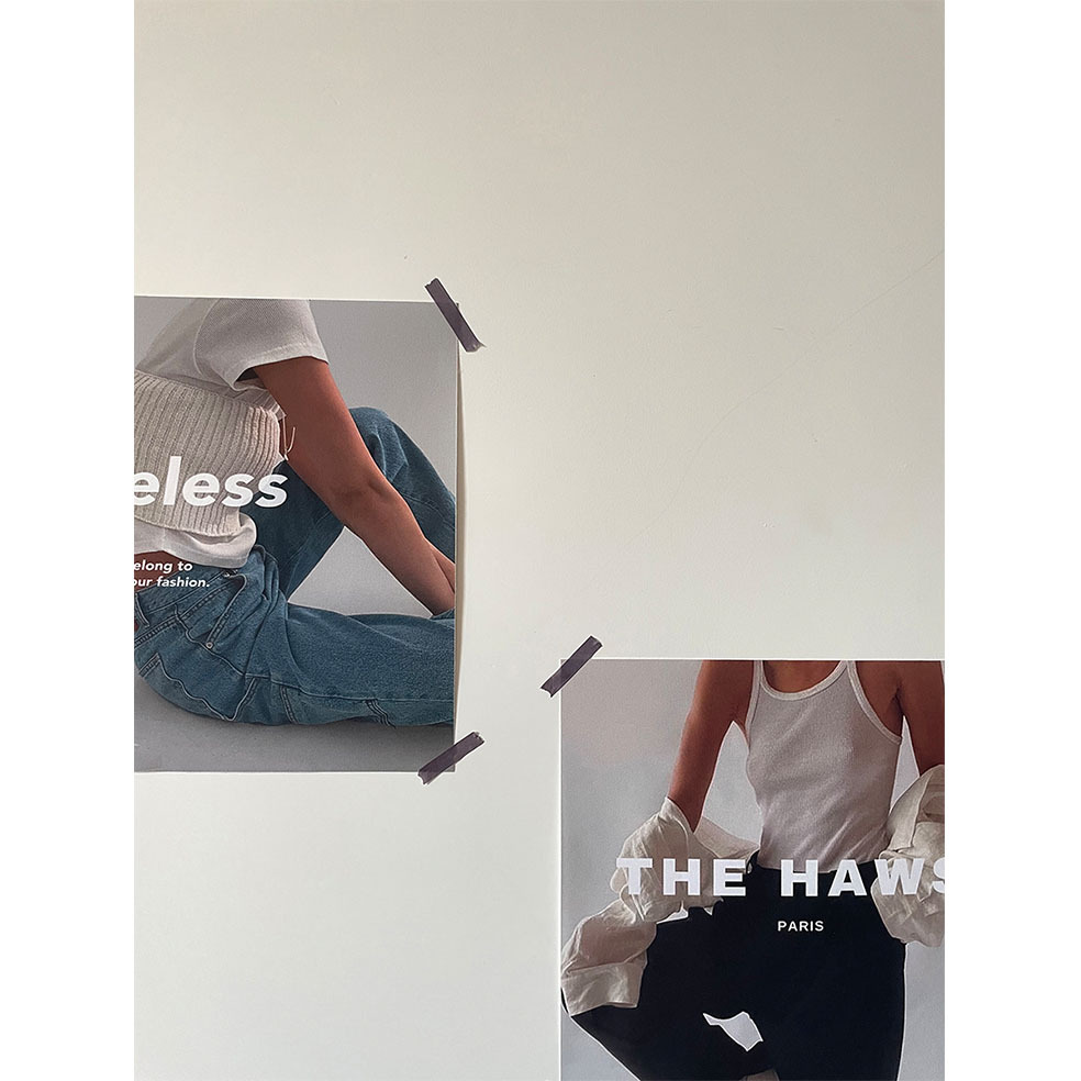 [lookbook]ins設計師咖啡店服裝店牆貼掛畫芯裝飾畫海報