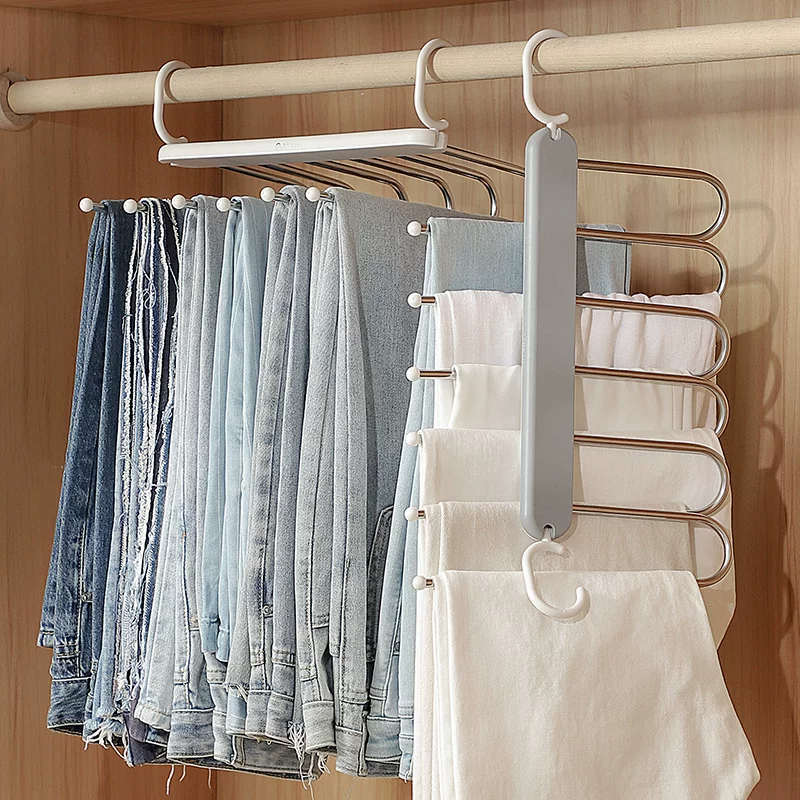 Trousers, universal hanger, storage system