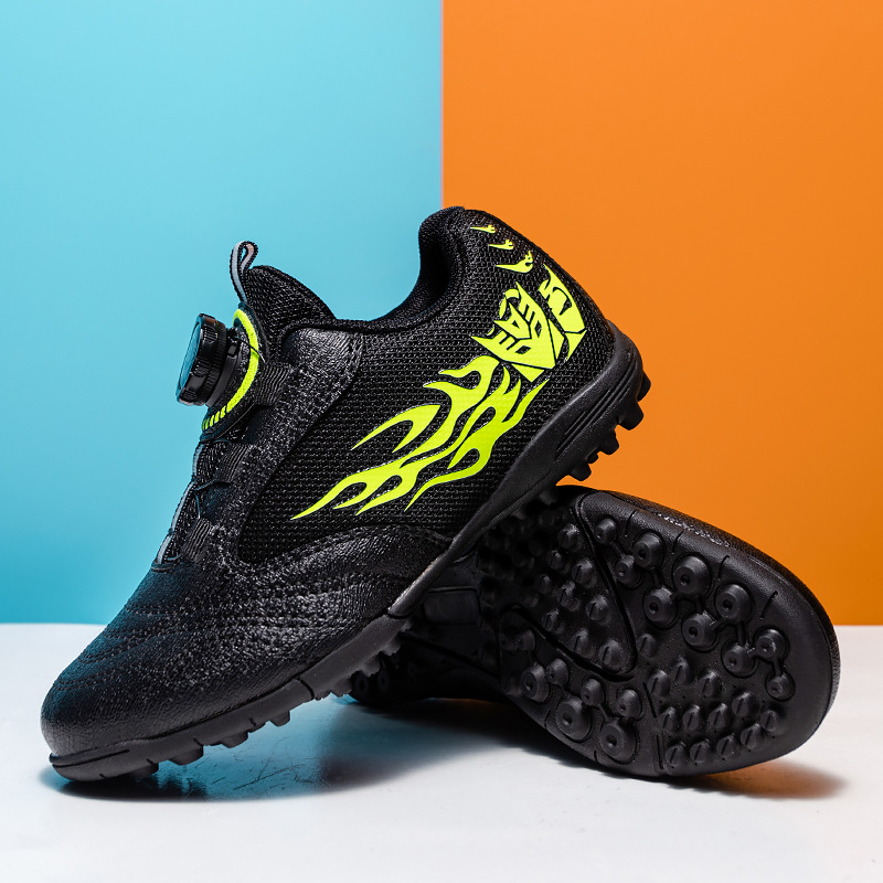 Chaussures de foot pour garçon avec fermeture à boucle_voghion.com