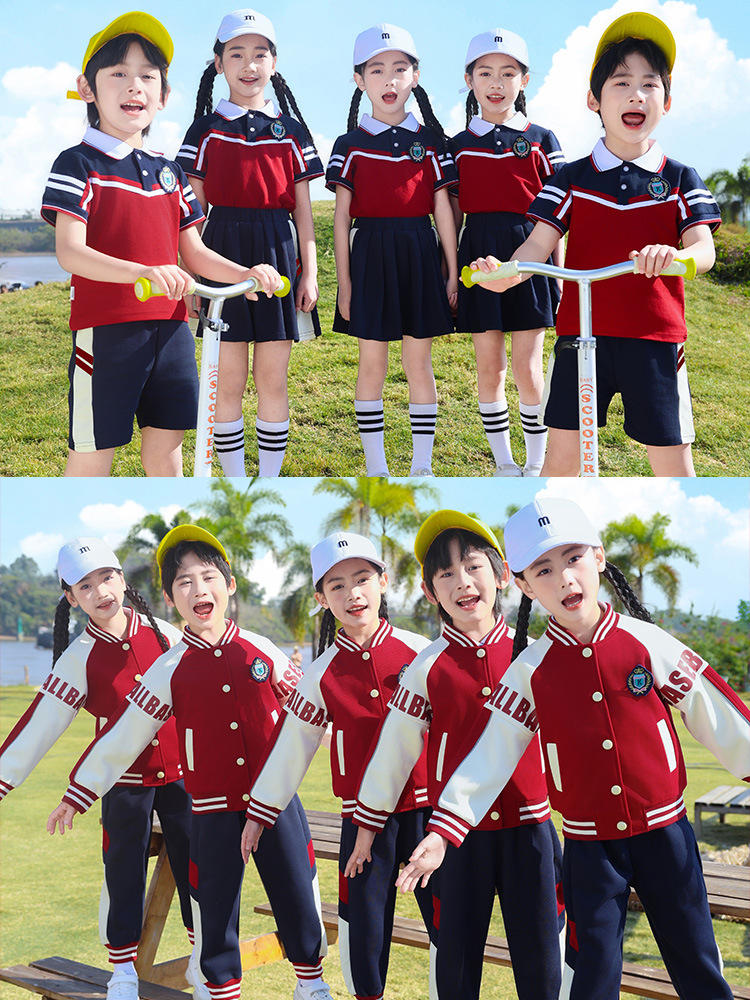 Autumn baseball uniform for kindergarten