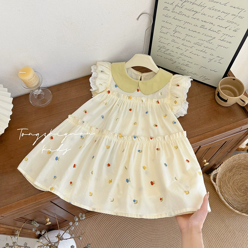 Корейская мода радуга цветочная юбка принцессы летом дикий повседневный юбка темперамент мода