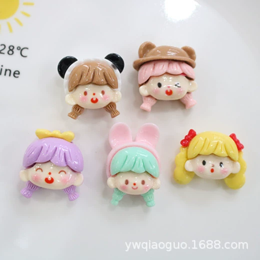 Чехол для телефона с мультяшным рисунком, заколка для волос, магнит на холодильник, обувные украшения, ручная работа