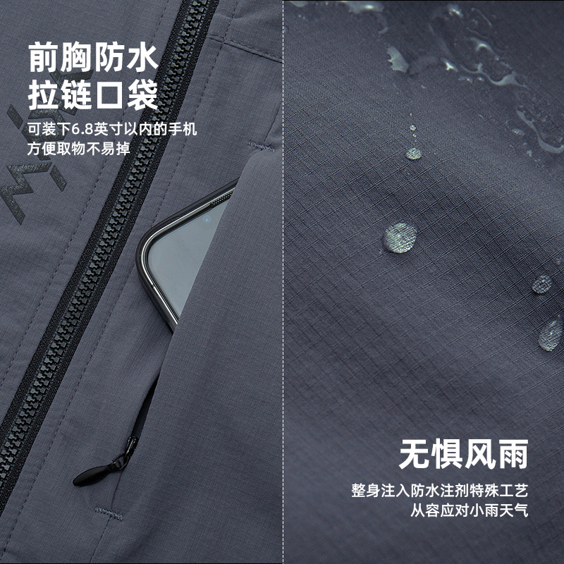 (Cross-border trading), demi-season windproof waterproof jacket for cycling, velvet keep warm road bike, jersey 3