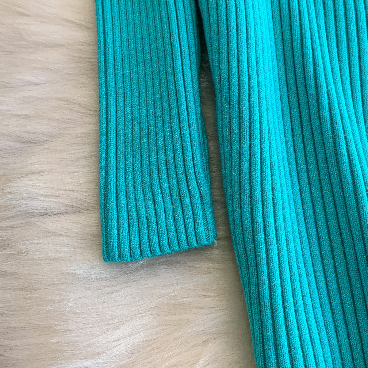 Women's Ribbed Sweater Dress Midi Slimming Knit Dress For Women_voghion.com