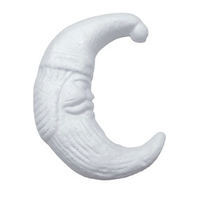 EPS15CM Bubble Moon Styrofoam Smiley Moon Handmade DIY Christmas Decoration Accessories