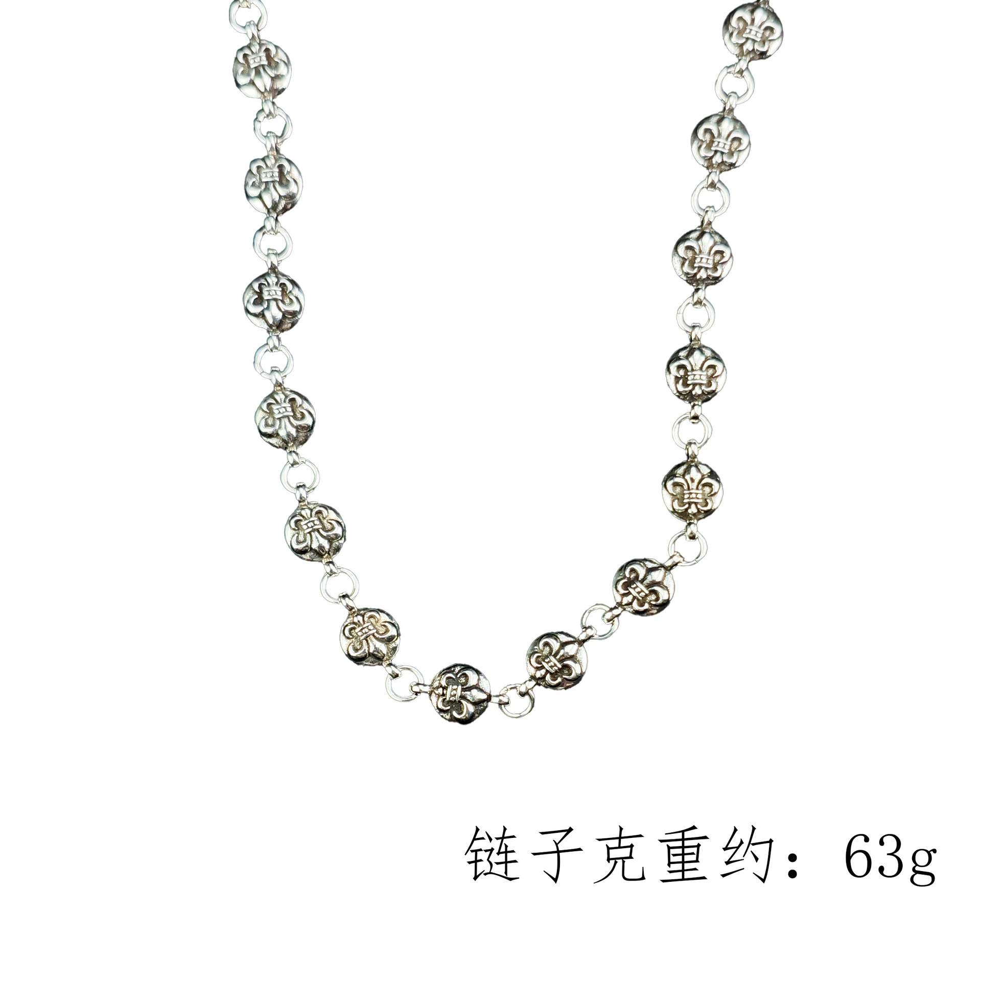 CH Crowe Heavy Industry Domineering Cross Ball Necklace для мужчин и женщин Thai Silver персонализированное изделия ручной работы массивное Крест ожерелье в тренде